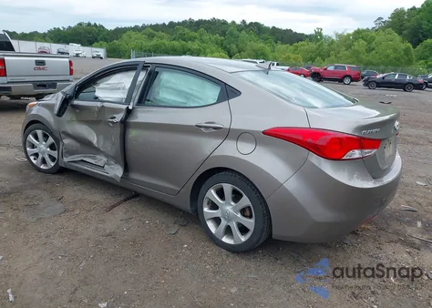 2013 Hyundai Elantra Limited from USA, damaged, VIN 5NPDH4AE8DH276091